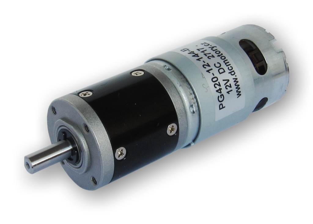 V dc motor with gearbox