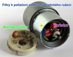 SG370 - DC motor s čelní převodovkou - odrušení